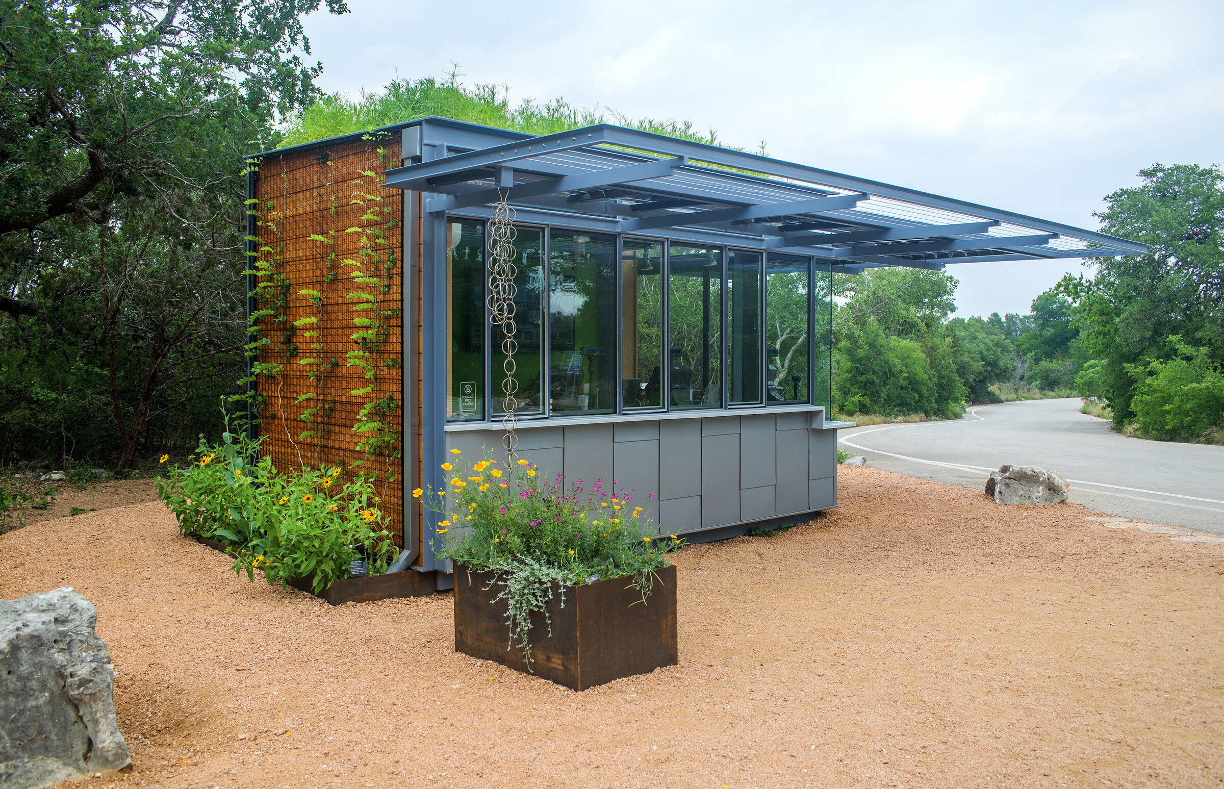 LBJ Wildflower Center Admission Kiosk